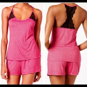Linea Donatella Racer Back Cami and shorts (M)